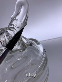 Vintage Jeannette Glass Powder Trinket Jar Various Colors Choose From Fawn Deer, Scottie Dog, Poodle, Elephant, Or Donkey