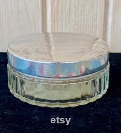 Vintage John Robert Powers Face Powder Jar J.L. Hudson Co., Cosmetics Art Deco Face Powder Vanity Jar, Vintage Vanity Jar 1950s