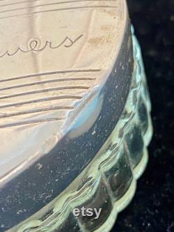Vintage John Robert Powers Face Powder Jar J.L. Hudson Co., Cosmetics Art Deco Face Powder Vanity Jar, Vintage Vanity Jar 1950s