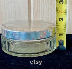 Vintage John Robert Powers Face Powder Jar J.L. Hudson Co., Cosmetics Art Deco Face Powder Vanity Jar, Vintage Vanity Jar 1950s