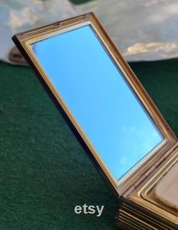 Vintage Kigu All In One Powder Compact. Vintage Kigu Gold Tone Complete Party Compact, Cigarette Case And Powder And Lipstick Compact.