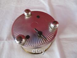 Vintage Lador Musical Powder Box with Flowers to Lid 1950's Swiss Musical Movement Tonight West Side Story Unused See Condition Report