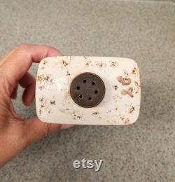 Vintage Lander Gardenia Sweet Pea Talc Tin 1950s Bath Decor