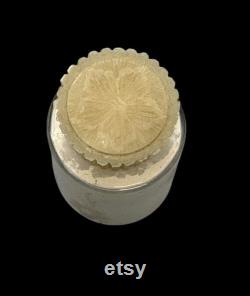 Vintage Leigh Shulton Desert Flower Body Sachet Powder Glass Bottle 1 Oz