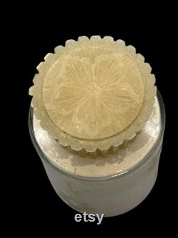 Vintage Leigh Shulton Desert Flower Body Sachet Powder Glass Bottle 1 Oz