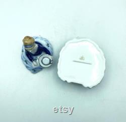 Vintage Limoges China Southern Belle Powder Box