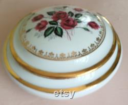 Vintage Limoges Powder Trinket Pot