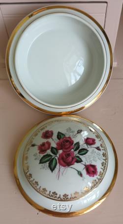 Vintage Limoges Powder Trinket Pot
