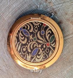 Vintage Lin Bren powder compact mirror