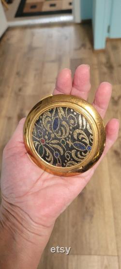 Vintage Lin Bren powder compact mirror