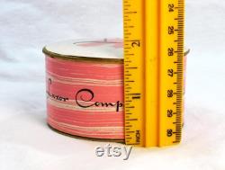 Vintage MCM Luxor Complexion Powder Box Full Unopened Round 3 Across Dresser Vanity Bathroom Decorator Item