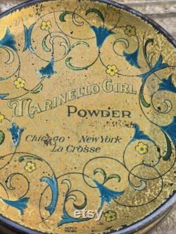 Vintage Marinello Girl Powder Tin