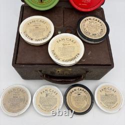 Vintage Max Factor Hollywood Theatrical Makeup Kit Box Owned Vinton Hayworth