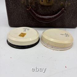 Vintage Max Factor Hollywood Theatrical Makeup Kit Box Owned Vinton Hayworth