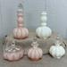 Vintage Melon Shape Fenton Glass Choose From Rose Overlay Puff Box, Large Perfume, Small Perfume, White Large Perfume, Or Small Perfume