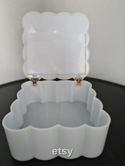 Vintage Menda Co. Blue Floral Vanity Box