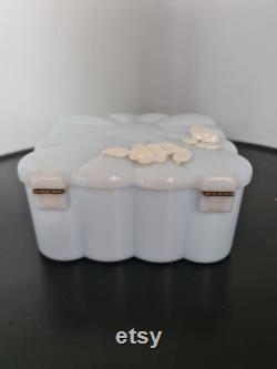 Vintage Menda Co. Blue Floral Vanity Box