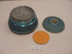 Vintage Metal Musical Powder Container Plays Beautiful Dreamer 25 251