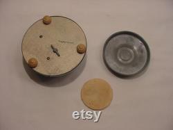 Vintage Metal Musical Powder Container Plays Beautiful Dreamer 25 251