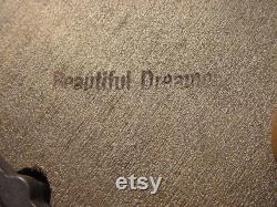 Vintage Metal Musical Powder Container Plays Beautiful Dreamer 25 251