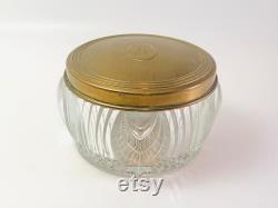 Vintage Monogramed Powder Jar