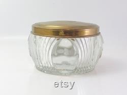 Vintage Monogramed Powder Jar