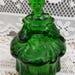 Vintage Mosser Glass Emerald Green Dresser Doll