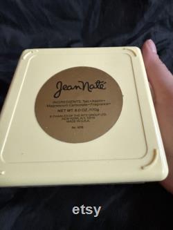 Vintage NEW boxed unopened Jean Nate Perfumed Body Powder Puff 6 oz Made in USA