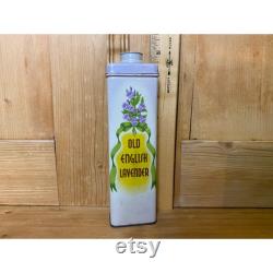 Vintage Old English Lavender Lyndon Sales Limited Powder Tin Cottagecore Toronto Canada Vintage Beauty Products