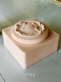 Vintage Pink Dusting Powder Box