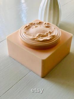 Vintage Pink Dusting Powder Box