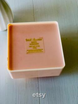 Vintage Pink Dusting Powder Box