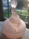 Vintage Pink Frosted Powder Puff Box! Curtsy RARE BEAUTY! REALLY EXCEPTIONAL