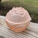 Vintage Pink Satin Rose Powder Box