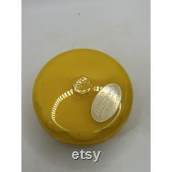 Vintage Pond s Dream flower Dusting Powder Yellow