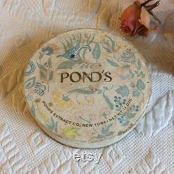 Vintage Pond's Dreamflower Powder Box. Pond's Extract Company, New York. Empty Powder Box.