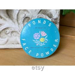 Vintage Ponds Face Powder Cardboard Tin Sunlight (Light) Shade Mid Century Modern Vintage Advertising Tin Vintage Beauty Products