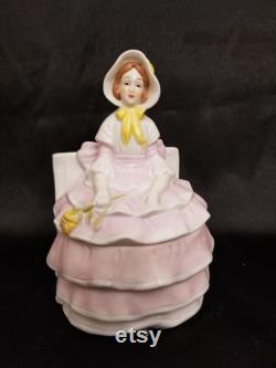 Vintage Porcelain Belle Dresser Doll