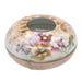 Vintage Porcelain Hair Receiver Hand painted Vanity Trinket Jewelry Box Ornate