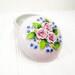 Vintage Porcelain Rose Trinket Box Dermay Fifth Ave NY, Floral Decor