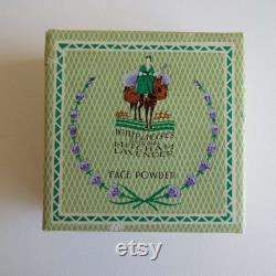 Vintage Potter and Moore's Original Mitcham Lavender Face Powder Box Unopened Potter And Moore 1930's 1940's Art Deco Powder Box