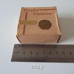 Vintage Poudre Vivienne By Leona Ltd Face Powder Box Vanity Storage