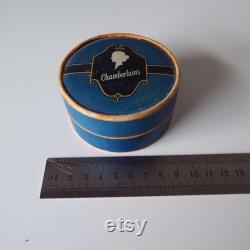 Vintage Powder Box 1930's Chamberlain's Face Powder Box Des Moines Iowa USA Unopened Vanity Storage