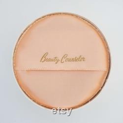 Vintage Powder Box Beauty Counselor Moon Velvet Dusting Powder Unopened New Old Stock 1950's Scented Talcum Powder Vanity Storage