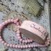 Vintage Powder Box, Charles of the Ritz Round Container, Two Pink Powder Puffs included
