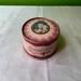 Vintage Powder Box, Du Barry Face Powder, Art Deco Image of a Woman in a Powdered Wig, Pink Powder Box