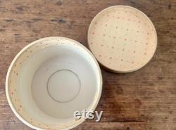 Vintage Powder Box Early American Old Spice Stenciled Chip Wood Shulton Inc.