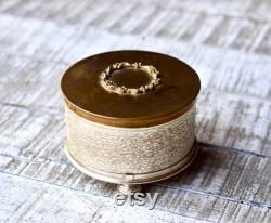 Vintage Powder Box Mirror Retro Women s Gift Musical Box