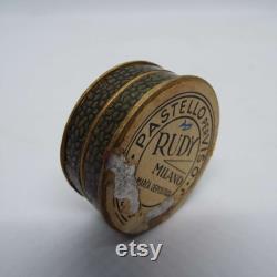 Vintage Powder Box Rudy Rouge Powder Box Italian Powder Box Pastello Per Brune Vintage Cosmetics Vanity Storage