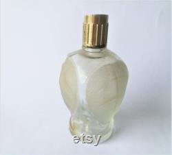 Vintage Powder Box Vintage perfume bottle Perfume flacon Glass perfume jar Boho Home Decor Soviet era